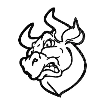 Samolepící dekorace SAMOLEPKA Býk 013 levá rozzuřený (50 - 3D karbon černý) NA AUTO, NÁLEPKA, FÓLIE, POLEP, TUNING, VLASTNÍ TEXT, TISK, AUTOSAMOLEPKY.cz, POLEPY, OBRÁZEK, LOGO, SAMOLEPKY