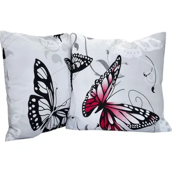 Povlak na polštářek Stanex Povlak na polštářek bavlněný Motýl bílý (LS186) ROZMĚR: 90 x 70 cm