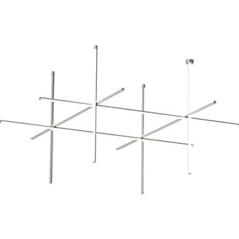 Flos Coordinates C4 CLIII, stropní svítidlo, stříbrná, 147W 2700K