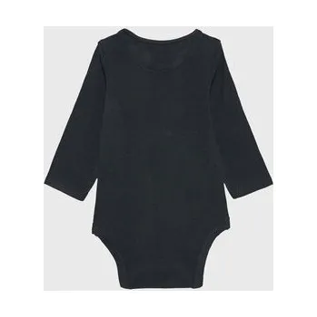 Kojenecký body Calvin Klein Jeans Dětské body Monogram IN0IN00033 Černá Regular Fit 86