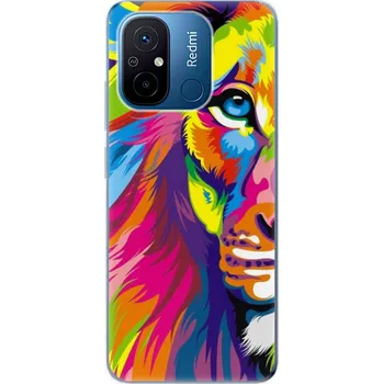 Pouzdro na mobilní telefon Odolné silikonové pouzdro iSaprio - Rainbow Lion - Xiaomi Redmi 12C