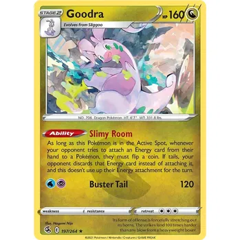 Karetní hra Pokémon TCG Goodra 197/264 - Reverse Holo