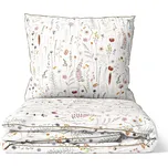 DARRÉ Saténové povlečení Boho kvítí Velikost: 140 x 200 + 70 x 90