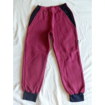 Tepláky bavlněné , velikost 110, Barva jako na obrázku1, Síla materiálu S počesem uvnitř Podzim/zima