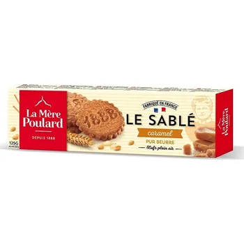La Mère Poulard Sušenky máslové s karamelem - Tradition Sablés Caramel La Mère Poulard 125 g