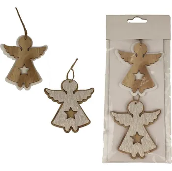 Vánoce Anděl k zavěšení, 2 ks D4602