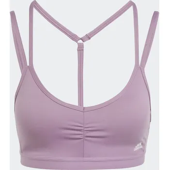 Dámské oblečení DÁMSKÁ Podprsenka ADIDAS YO ESS LS BRA IJ5783 – Růžová 2XL C