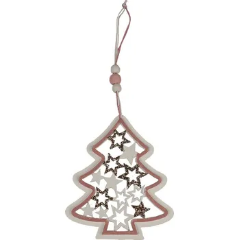 Vánoční dekorace Stromeček k zavěšení D4432