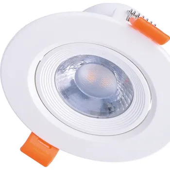 Bodové svítidlo Solight LED podhledové světlo bodové, 5W, 400lm, 4000K, kulaté, bílé WD211