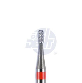 Fréza jemná tvrdokovová fréza s křížovým břitem, hruška | do násadce | 500 104 237 140 014