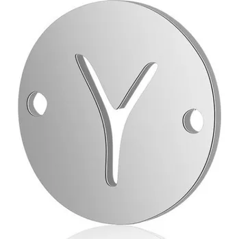 Šperk Šperky4U Ocelová komponenta - písmeno - iniciála - OK1245-Y