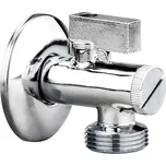 BALLETTO 81155 ventil rohový s filtrem a kovovou pákou, pračkový, 1/2"-3/4"