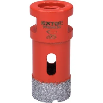 Vrták EXTOL PREMIUM 8801867 korunka vykružovací diamantová, O 25mm, závit M14
