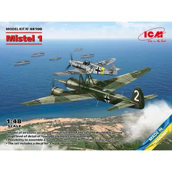 Plastikový model ICM 1/48 Mistel 1 German WWII Composite Aircraft