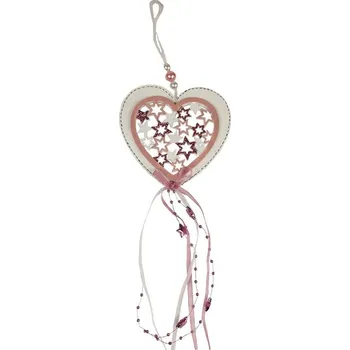 Vánoční dekorace Srdce k zavěšení D4425