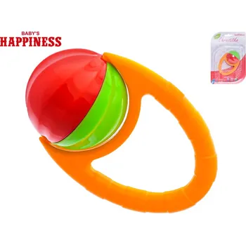 Hračka pro kojence Chrastítko 10 cm s otočnou kuličkou