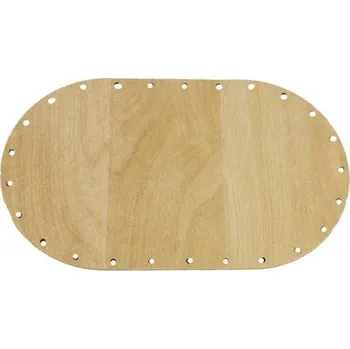 Překližka Sololak javor ovál 20x12 cm s otvory 22J2012V