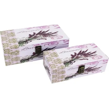 Úložný box Šperkovnice Levandule, 2ks D1001