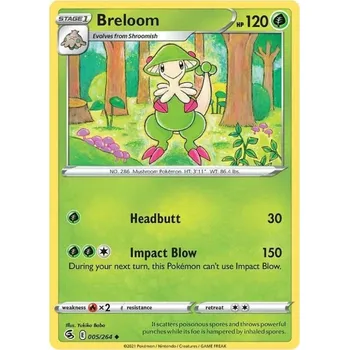 Sběratelská karetní hra Pokémon karta Breloom 005/264 - Fusion Strike