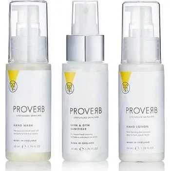 Tělový krém PROVERB Hand Hygiene Kit | Sada na hygienu rukou (mýdlo, dezinfekce, krém)