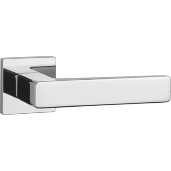 Dveřní kování MP KOVÁNÍ AS - ERICA - HR 7S Provedení: KL/KL. na rozetách (bez spodní rozety), Povrch: OC - chrom lesklý