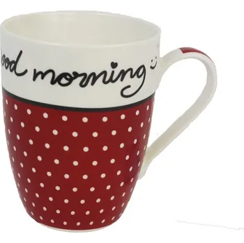 Puntíkovaný porcelánový hrnek X2185