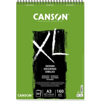 Canson XL Dessin A3, 160g, 50 listů, kroužek