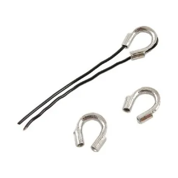 Korálek Zakončení podkovička platina