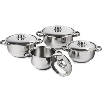Hrnec 4Home Destiny 8dílná sada nádobí nerezové poklice