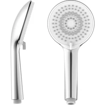 Sprchová hlavice AMOLA, 4-polohová ruční sprcha, Ø 110mm, chrom/bílá-mat