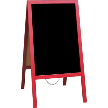 Probal reklamní áčko s křídovou tabulí 118x61 cm červená