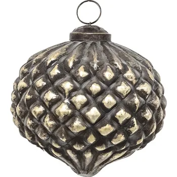 Vánoce Vánoční cetka měděná, hnědá 9*9 cm – 9x9 cm