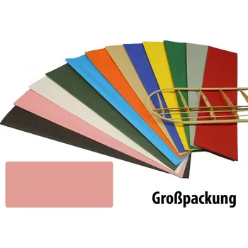 Modelářský materiál Krick potahový papír růžový 18g/m2 51x76cm (50)