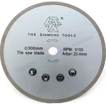 Pilový kotouč 300 mm Diamantový kotouč THK
