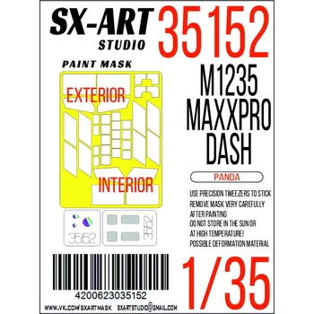 Plastikový model 1/35 Paint mask M1235 MaxxPro Dash (PANDA)