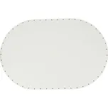 Sololak bílý ovál 45x30cm s otvory 22B4530V