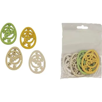 Velikonoční dekorace Velikonoční vajíčka, 4 ks D3715