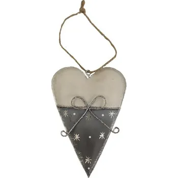 Vánoční dekorace Srdce k zavěšení K2835