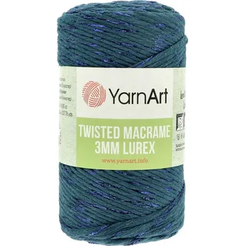 Příze YarnArt Twisted Macrame Lurex 789 modrá