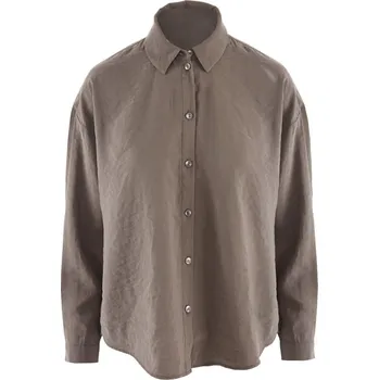 Dámská halenka HNĚDÁ VOLNÁ KOŠILE Vero Moda