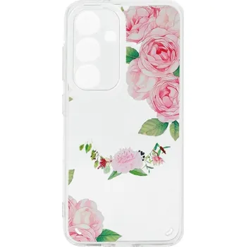 Pouzdro na mobilní telefon Kryt Samsung A34 s růžovými květy (obal neboli pouzdro na Samsung A34)