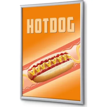 Set klaprámu A4, Hot Dog, anglicky