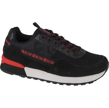 Pánská obuv Černé pánské tenisky Big Star Shoes LL174377 Velikost: 45