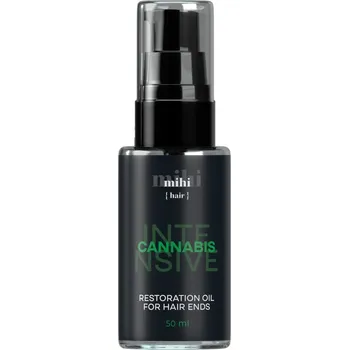 Vlasová regenerace Mihi Cannabis Intensive. Obnovovací olej na konečky vlasů 50ml 030105