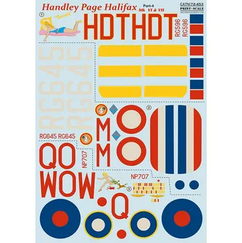 Plastikový model 1/72 Handley Page Halifax - Part 4 (wet decal)