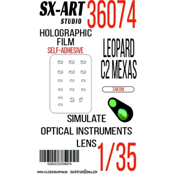 Plastikový model 1/35 Holographic film Leopard C2 Mexas (TAKOM)