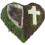 Dekorace k osázení - srdce P1464