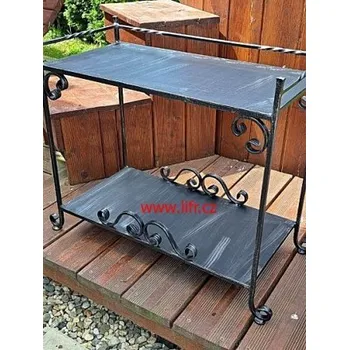 Stojan na květiny Kovaný květinový stolek Marcela 2