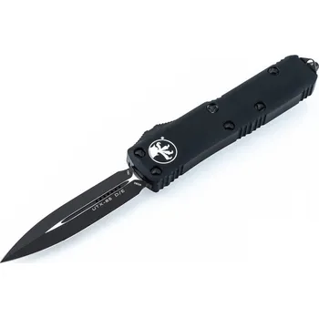 Pracovní nůž Microtech UTX-85 D/E, vystřelovací nůž s klipem, černá čepel 232-1T