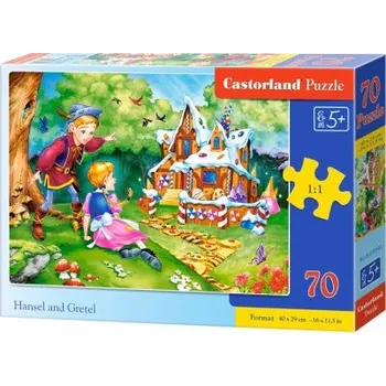 Puzzle Puzzle Castorland 70 dílků premium - Jeníček a Mařenka